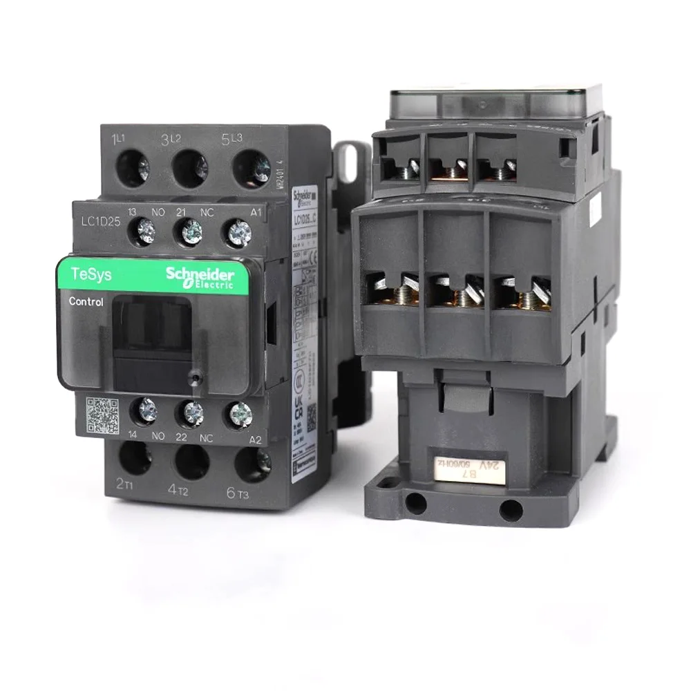 Original Schneider Electric LC1D25M7C Coil 110V 220V 380V 36V 24V AC Contactor TeSys 25A Din Rail Contact Device Modular House