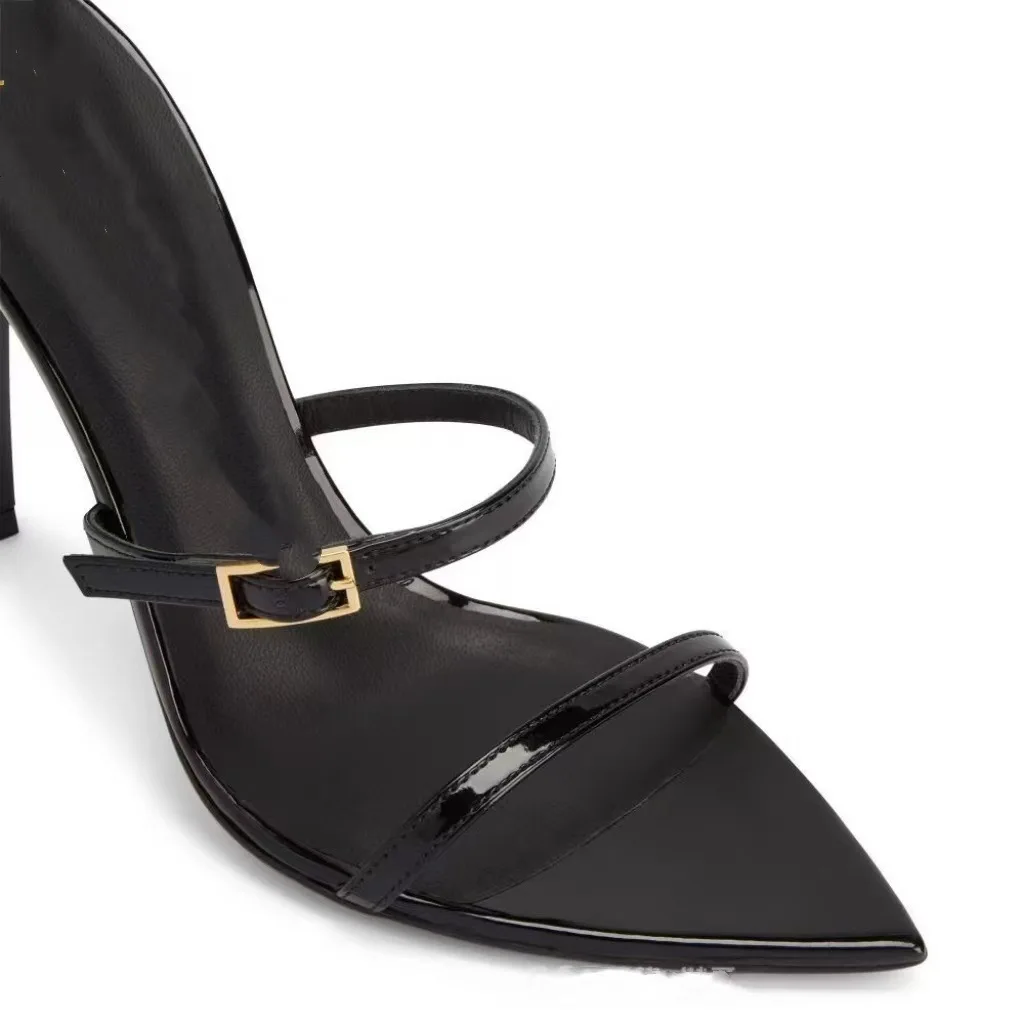 Summer New Slim Heels, Ultra High Heels, One Belt Sandals Fashionable  Versatile Pointed European and American Open Toe Sandals