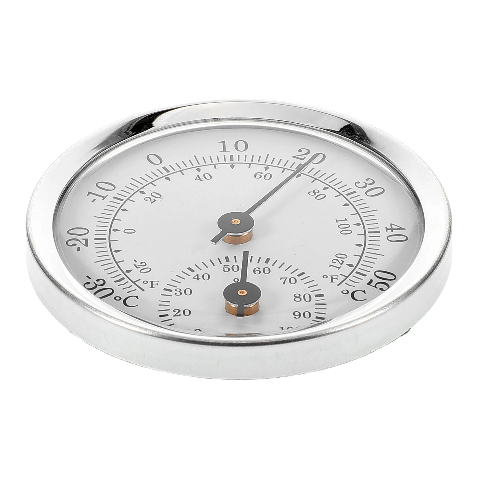 

Hygrometer Mini Thermometer Round Analog Plastic Lens Accurate Temperature Humidity Meter Portable Home Office Greenhouse