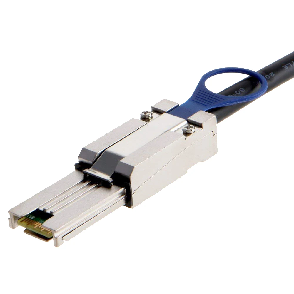 SFF-8088 to SFF-8087 Mini SAS Cable, External 26Pin to Internal 36Pin Hybrid SAS2.0 6Gbps Cable for DataCenter, Servers