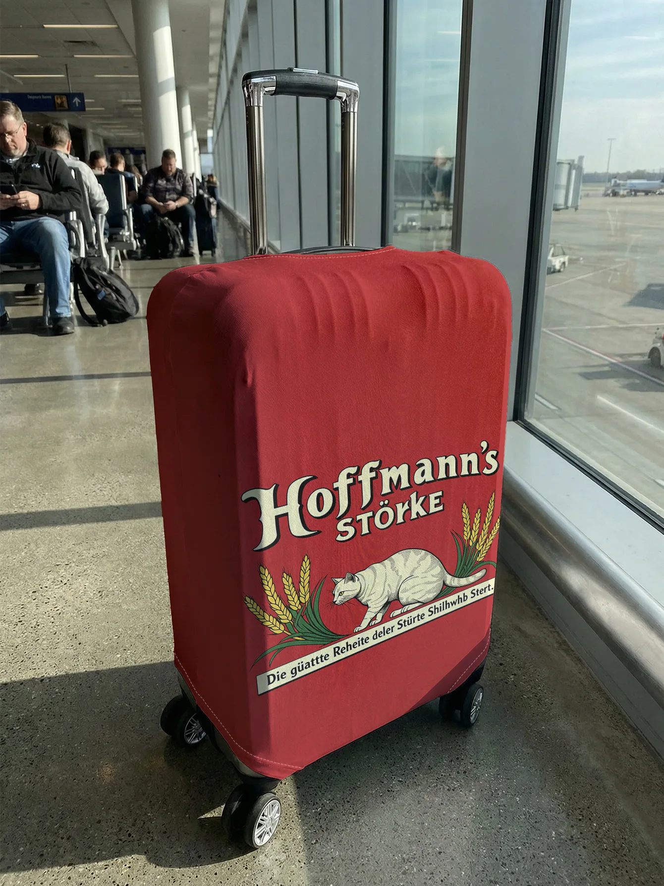 Cat Wheat Ear Luggage Protection Cover, suitable for 18-32 inch luggage covers, luggage handle gloves, travel accessories