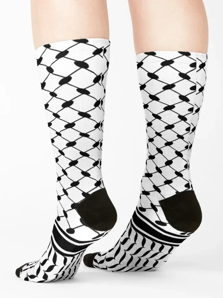Kufiya Middle Eastern Pattern Socks moving stockings happy anime sheer Men Socks Luxury Brand Women's