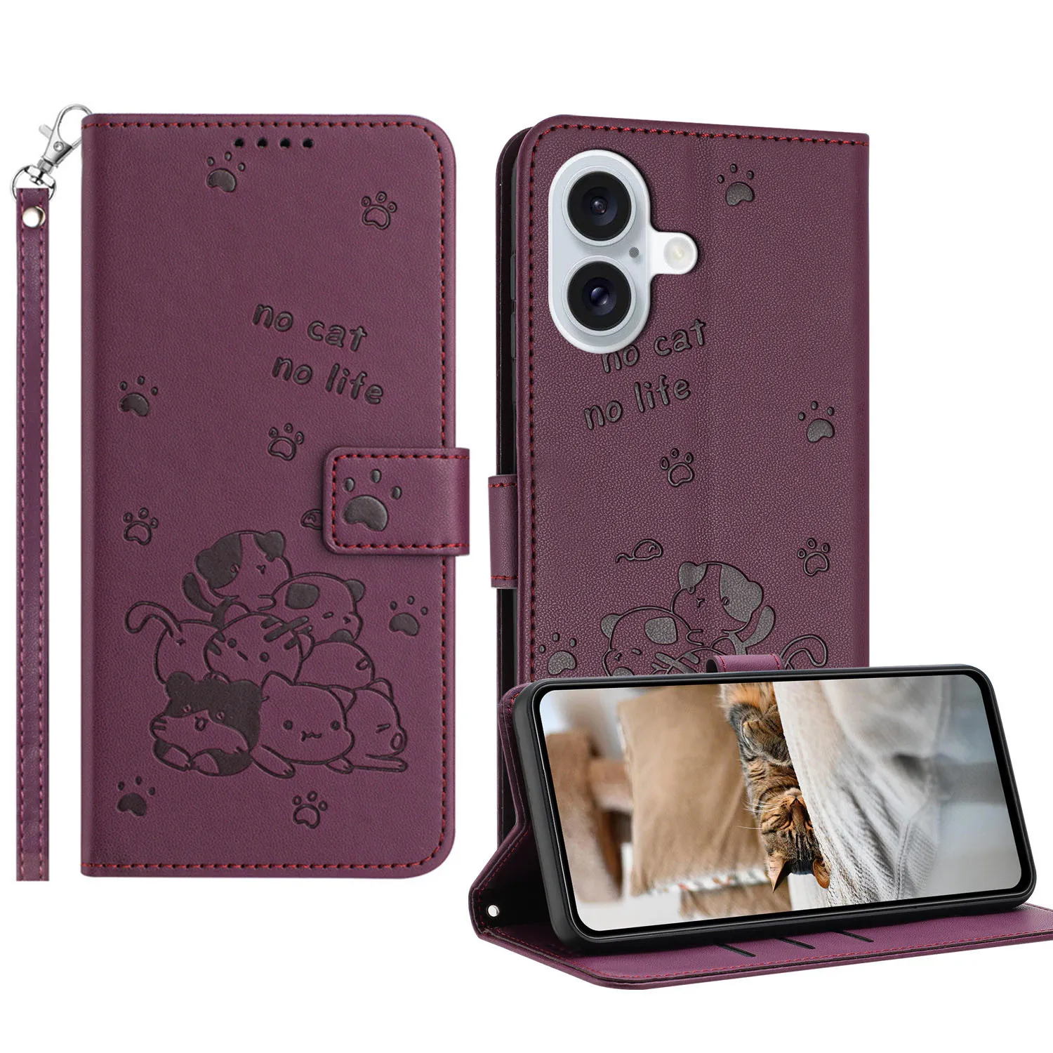 Funny Cat Flip Case…