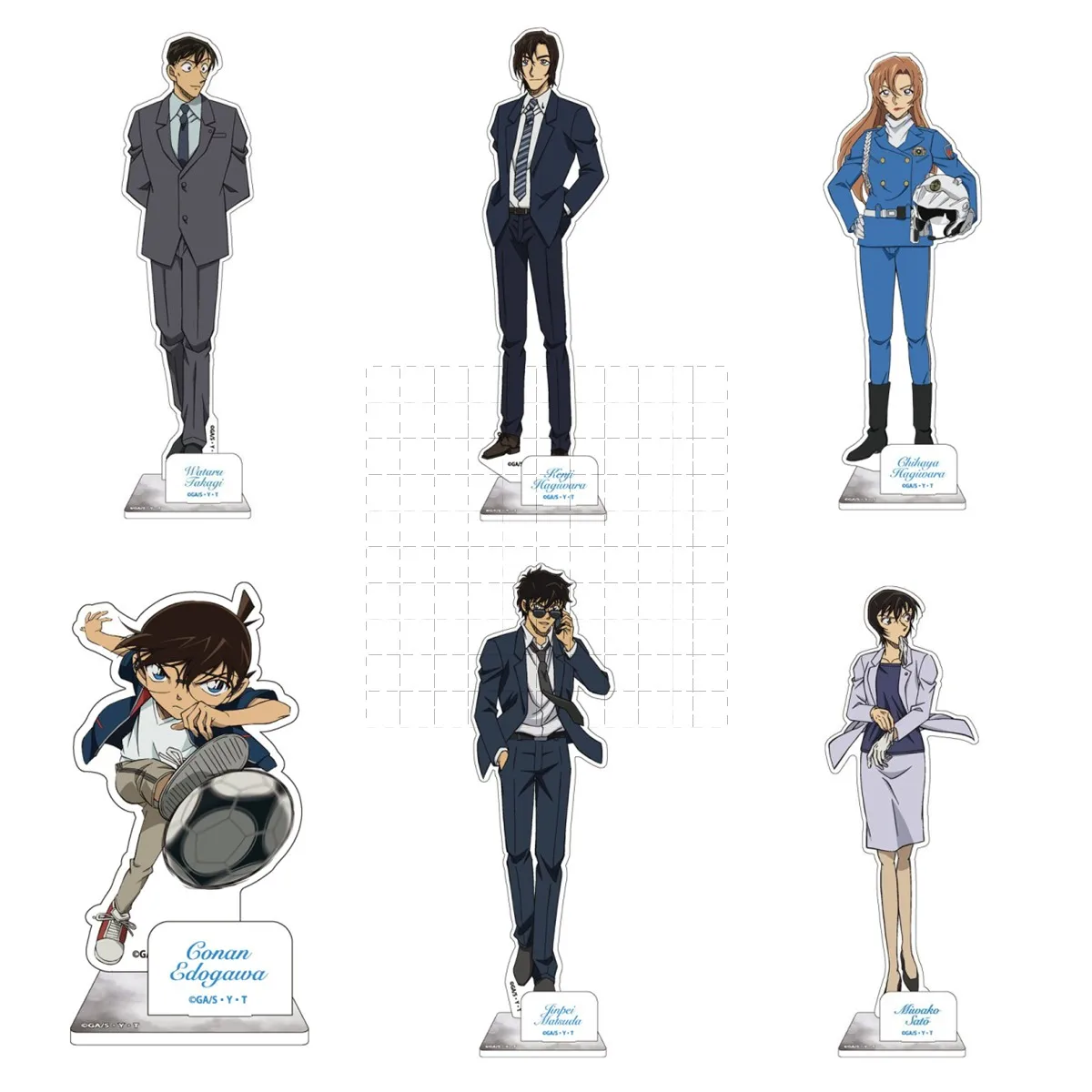 Game Wataru Chihaya Hagiwara Kenji Jinpei Miwako Satou Acrylic Stand Doll Anime Figure Model Plate Cosplay Toy for Gift