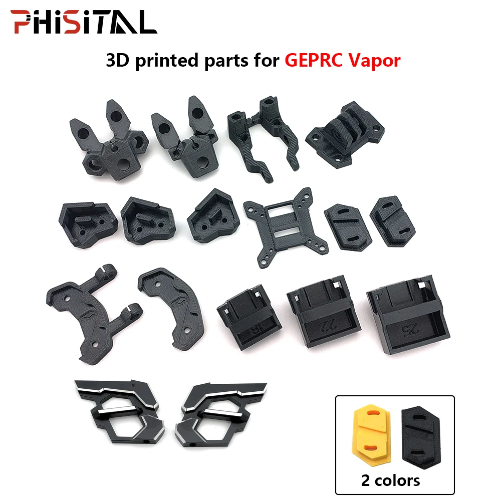PhiSital 3D Printed Parts TPU Holder Fixed Bracket Seat Replacement Part for GEPRC Vapor FPV Racing Drone Frame