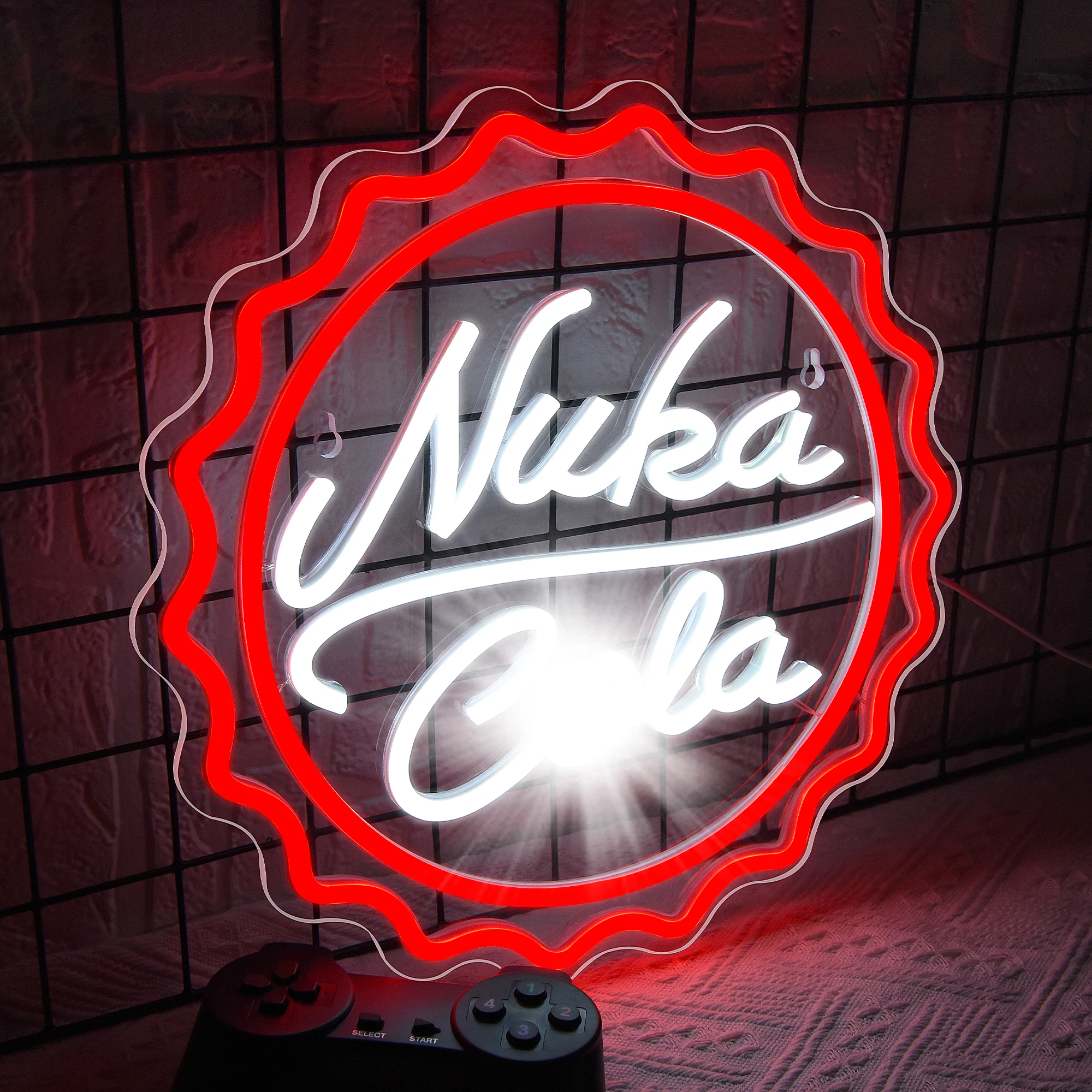 Cola ป้ายนีออนเกมป้ายนีออนสําหรับตกแต่งเกมป้ายนีออนสําหรับตกแต่งห้อง Man Cave Bar Wall Art ห้องเกมของขวัญวันเกิด