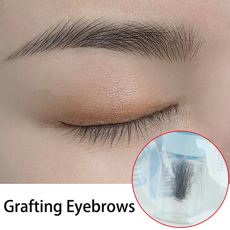 S/M/L Authentic Real Eyebrow AI Master Practice Native Cloned Eyebrow Hair Without Hair Follicles For Beginners Makeup Tool