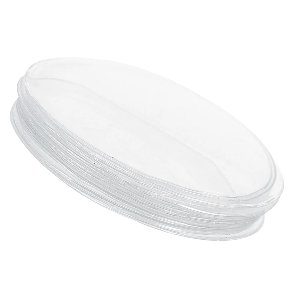 20 Pcs Protective Case Badge Cases Multi-use Covers Coin Button Protection Clear