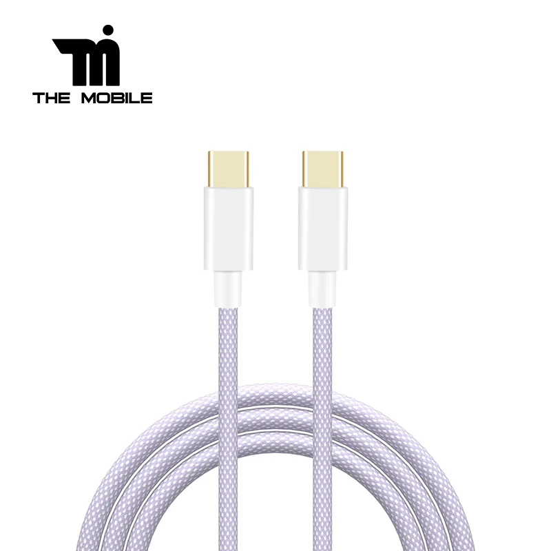 USB C 120W Cable to Type-C PD Fast Charger Cord USB C Type-C for Apple Macbook Air pro Apple iPad for Samsung Xiaomi Redmi Cable