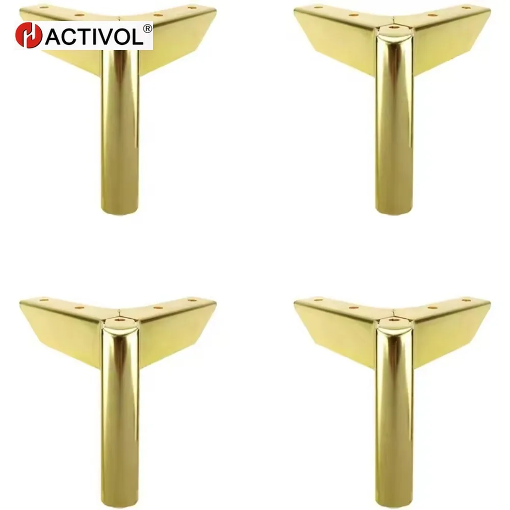 

Sofa Legs Wholesale New Design Heavy Duty Hot Sale Cross X Stool Dining Modern Luxury Gold Metal Base Chair Furniture Legs