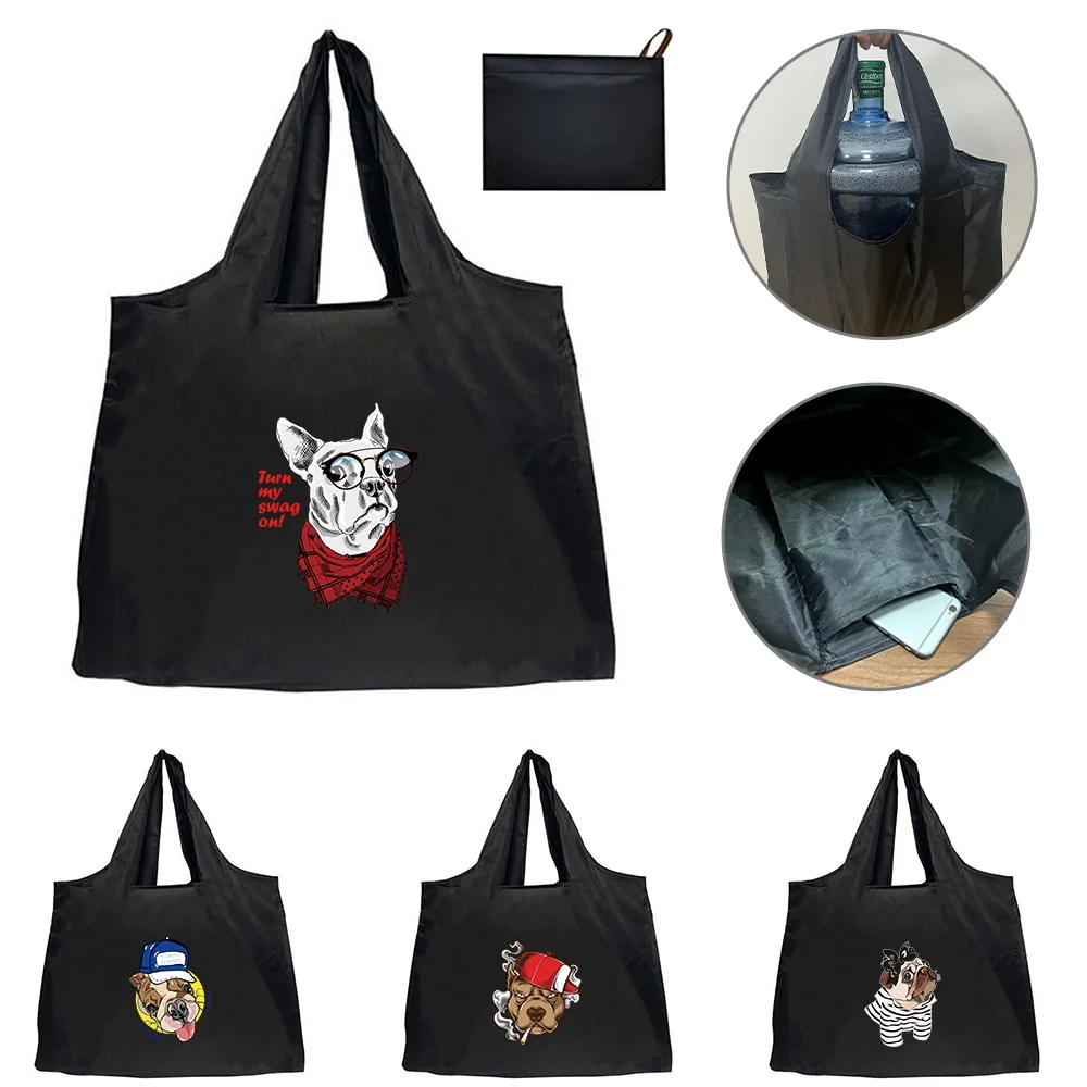 Reusable Handbags Shoulder Bag Convenient Large-capacity Shopping Bag for Travel Washable Large Tote Tote Pouch Fashion Foldable