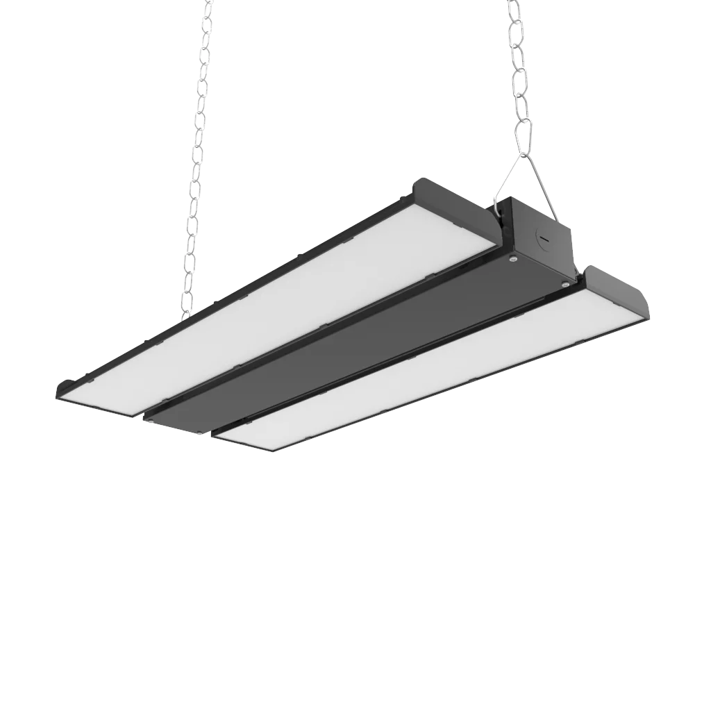 300W Tunable Foldable LED High Bay Light CCT Dimmable Industrial Lighting for Warehouse Factory Workshop