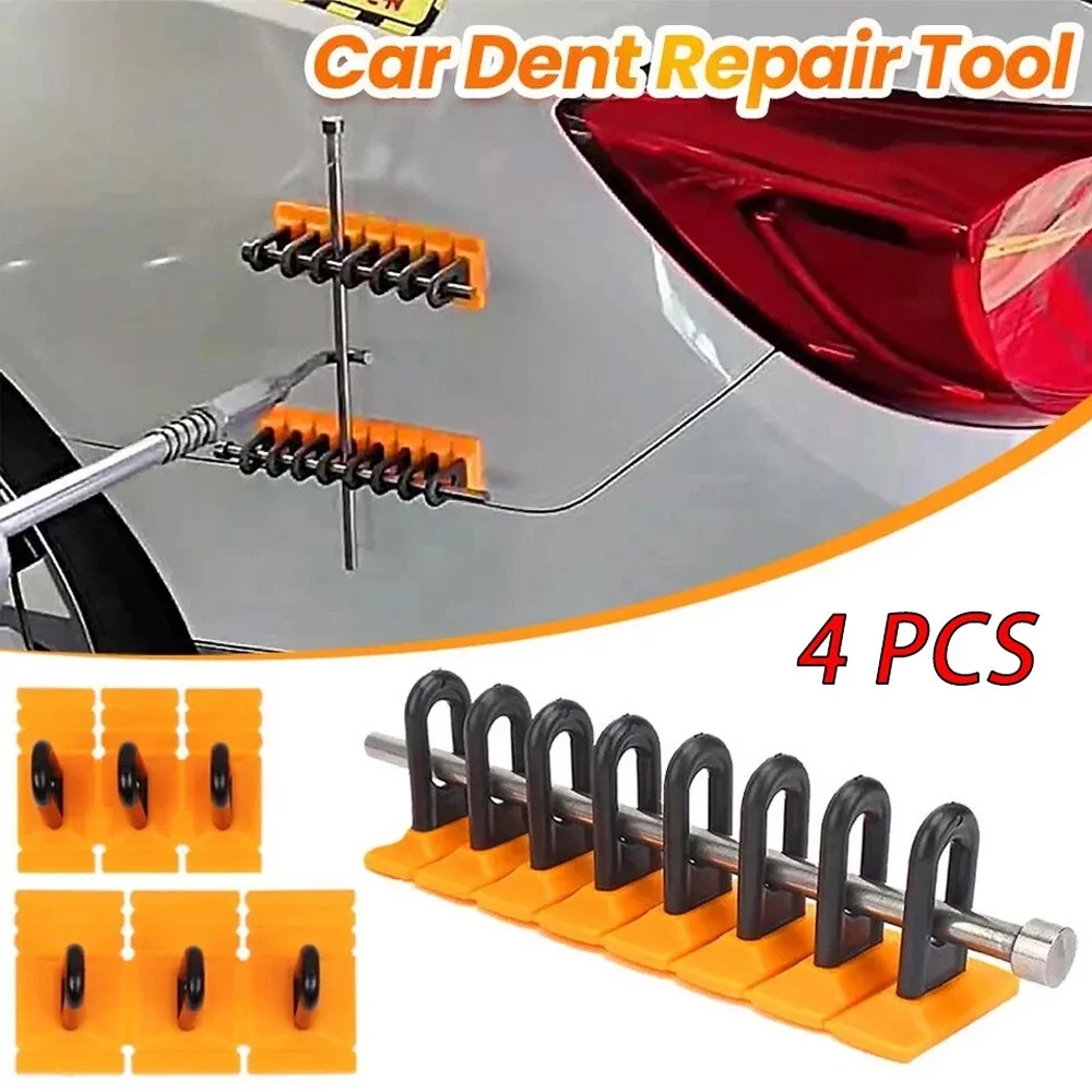 

4 PCS New Car Dent Repair Puller Paintless Repair Tools Portable Puller Multi-Claw Puller Tool Kit For Door Dent Repair