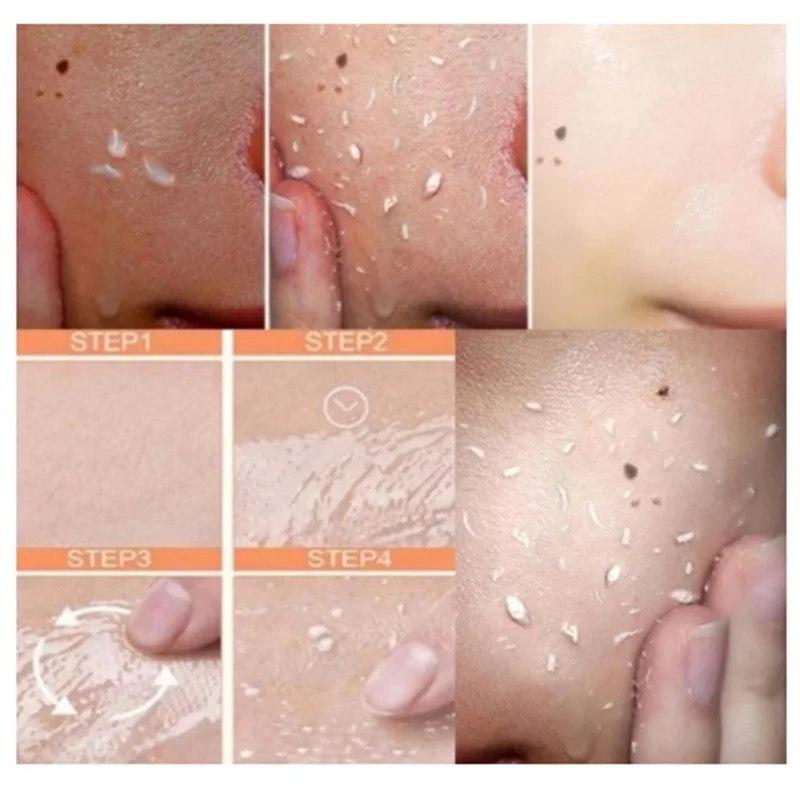 Orange Exfoliating Peeling Gel Facial Scrub Moisturizing Nourish Repair Scrubs Blackhead Removal Face Cleanser Korean Cosmetics