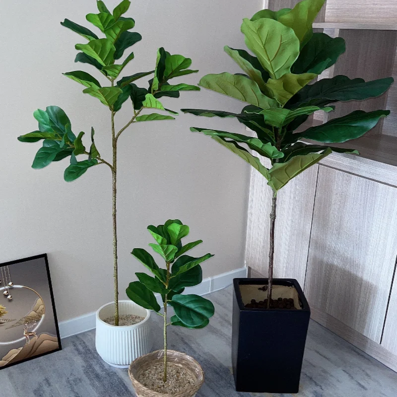 

Artificial large eucalyptus plant green potted garden outdoor fake tree living room bedroom wedding Nordic home decoration
