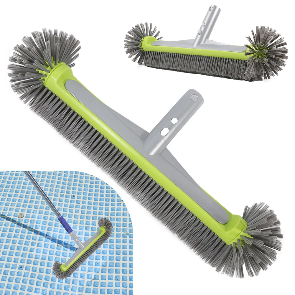 Swimming Pool Brush Durable Pool Floor Wall Cleaning Tool Pool Broom Algae Remover Scrubber Cleaning Brush Head Cleaner Tool