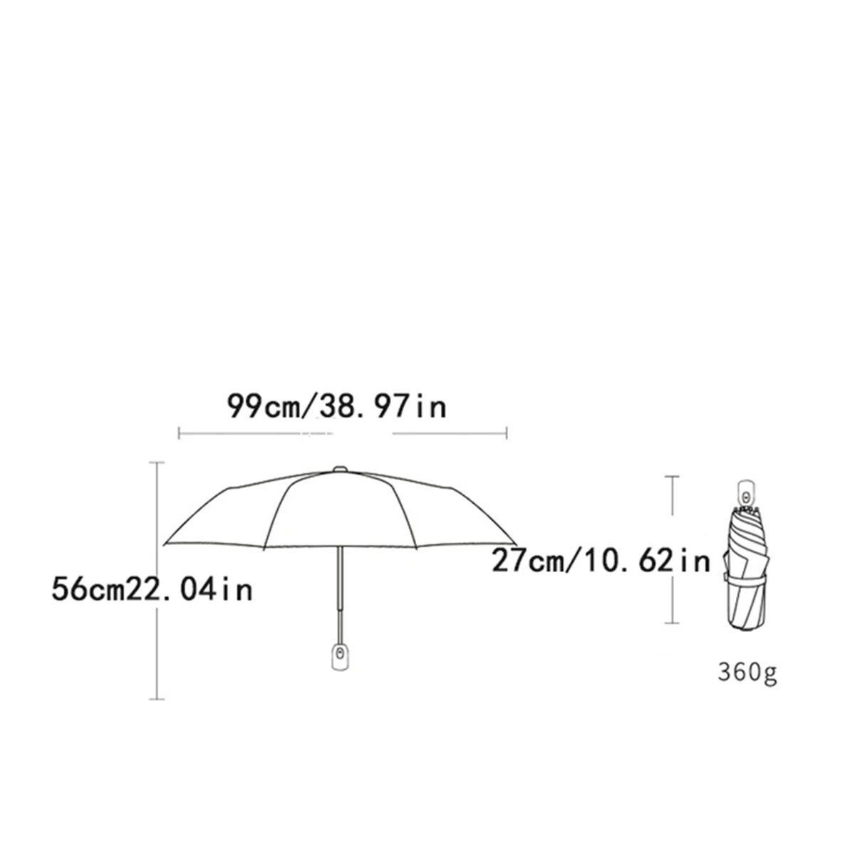 Factory direct sales of three fold sun umbrellas, oil paintings, fully automatic umbrellas, sun umbrellas for both sunny and rai