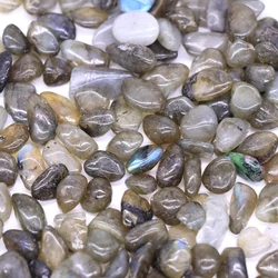 7-9mm Natural Labradorite Tumbled Stone Gravel Specimen Healing Crystal Jewelry Making Gems  Aquarium Decor Bulk Lots Wholesale