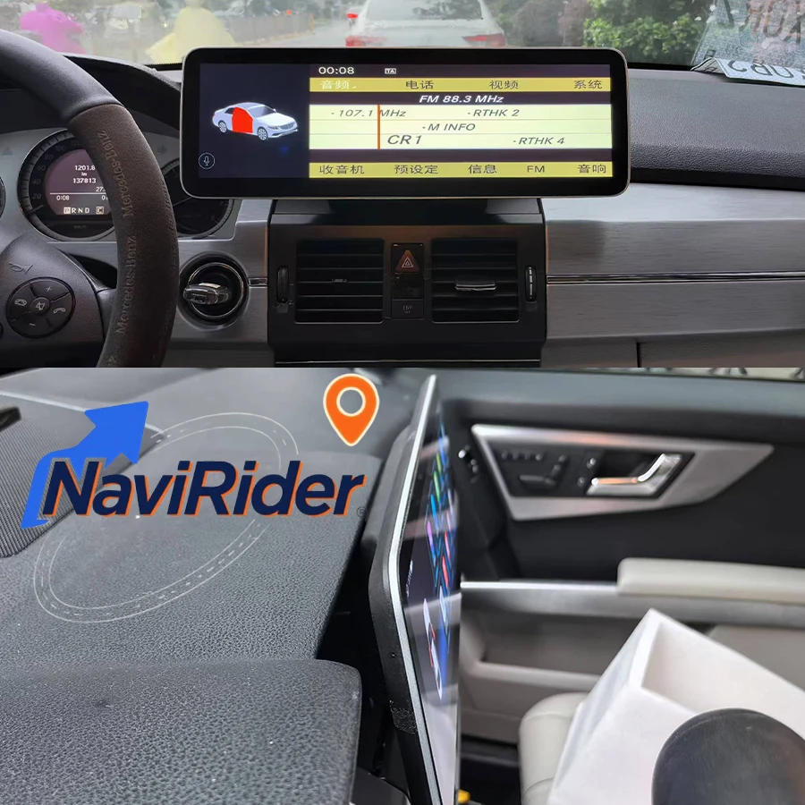 Radio de coche Carplay para Mercedes Benz GLK 280 GLK300 GLK350 GLK260 GLK200 X204 GLK 2019-2015 reproductor Multimedia Android para coche 14,9"