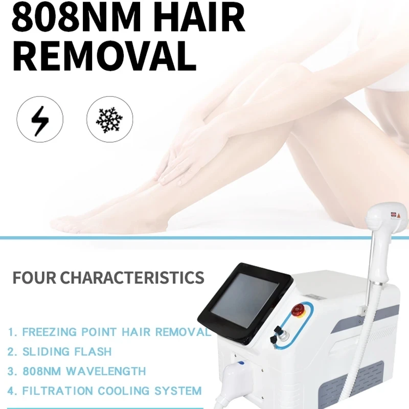 808nm Diode laser Hair Removal Machine Painless High Power Skin Rejuvenation Laser Diode Machine For Salon