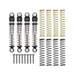 Ammortizzatori lunghi filettati in alluminio Hot Racing per interasse assiale SCX24 42MM