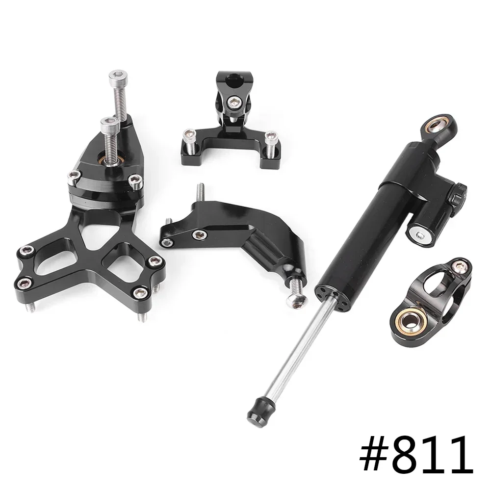 CNC For Honda CBR1000RR 2008 2009 2010 2011-2014 Motor Steering Damper Stabilizer Safety Control w/ Mounting Bracket Holder Kit