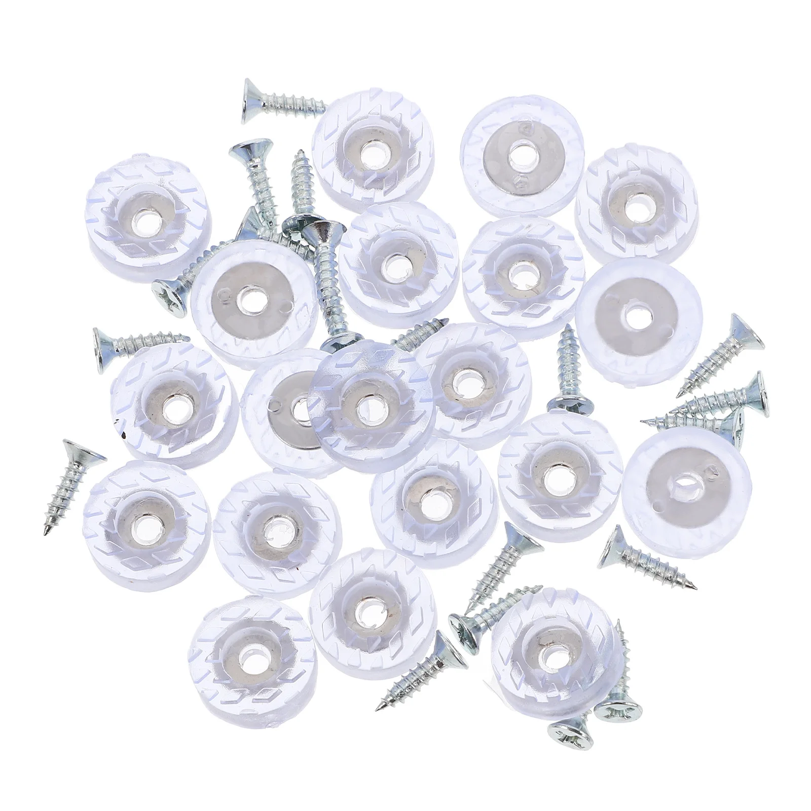 Piedini per mobili in gomma antiscivolo da 20 pezzi Design multiuso per l'home office Piedini per tagliere facili da installare e utilizzare