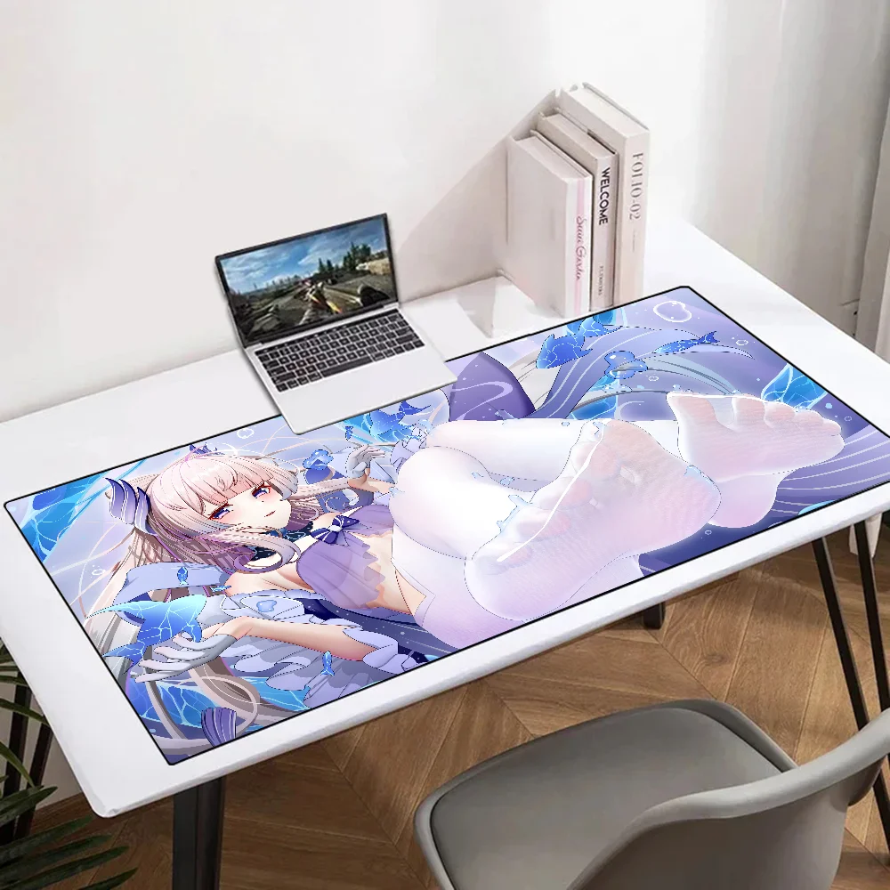 

Sangonomiya Kokomi Genshin Mousepad Mouse Mat Desk Mat With Pad Gaming Accessories Prime Gaming XXL Keyboard Pad Padding Mat