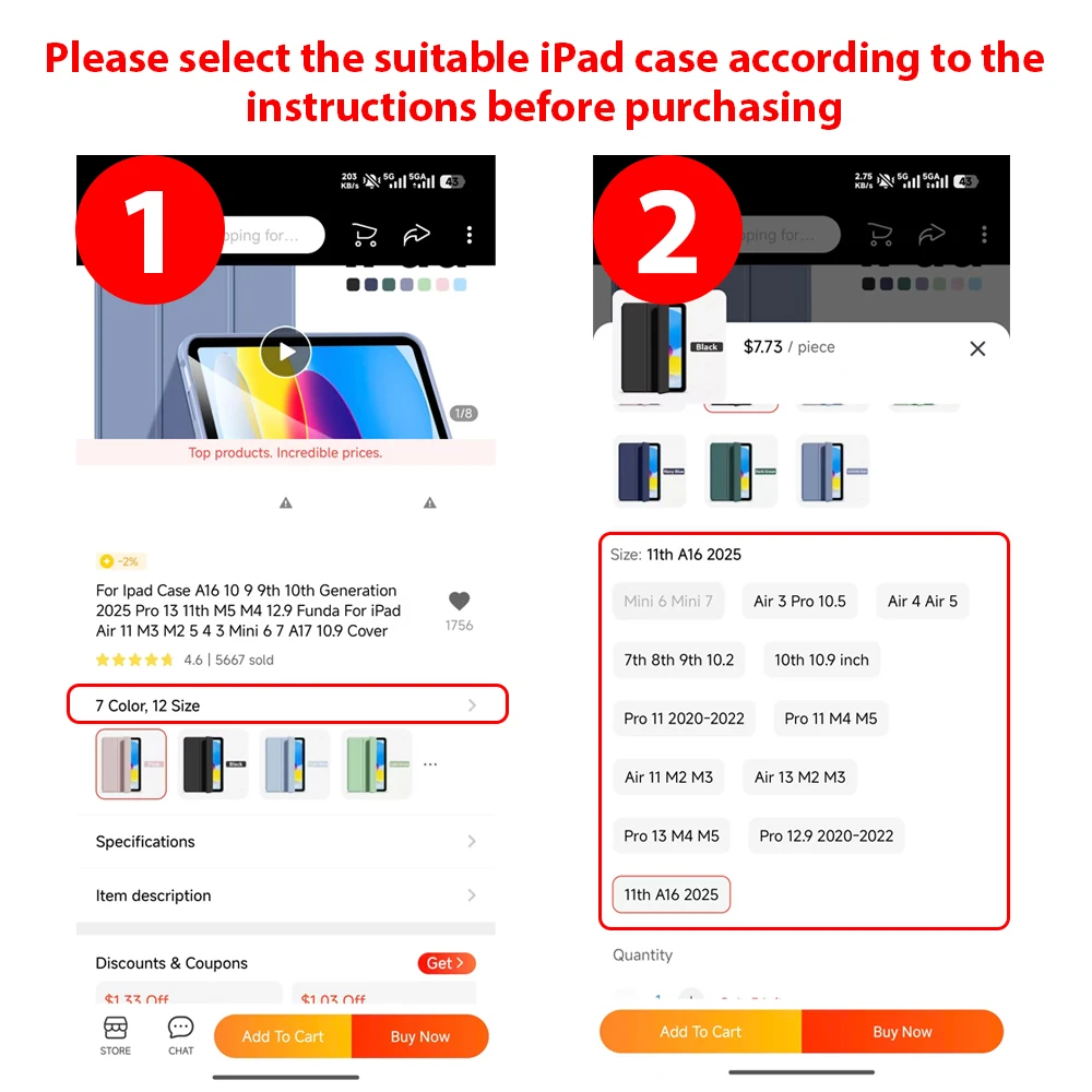 Magnetic Case For iPad 11th A16 10th Generation Air 11 M2 M3 M4 2026 4 5 Pro 13 M5 12.9 Funda For Ipad Mini 7 6 Protective Cover