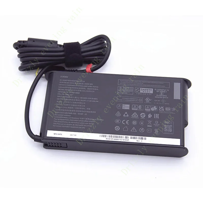 Original adl230scc3a 20V 11.5a 230W AC adapter laptop charger for Lenovo Legion y740 y920 y540 p70 p71 � 00hm627