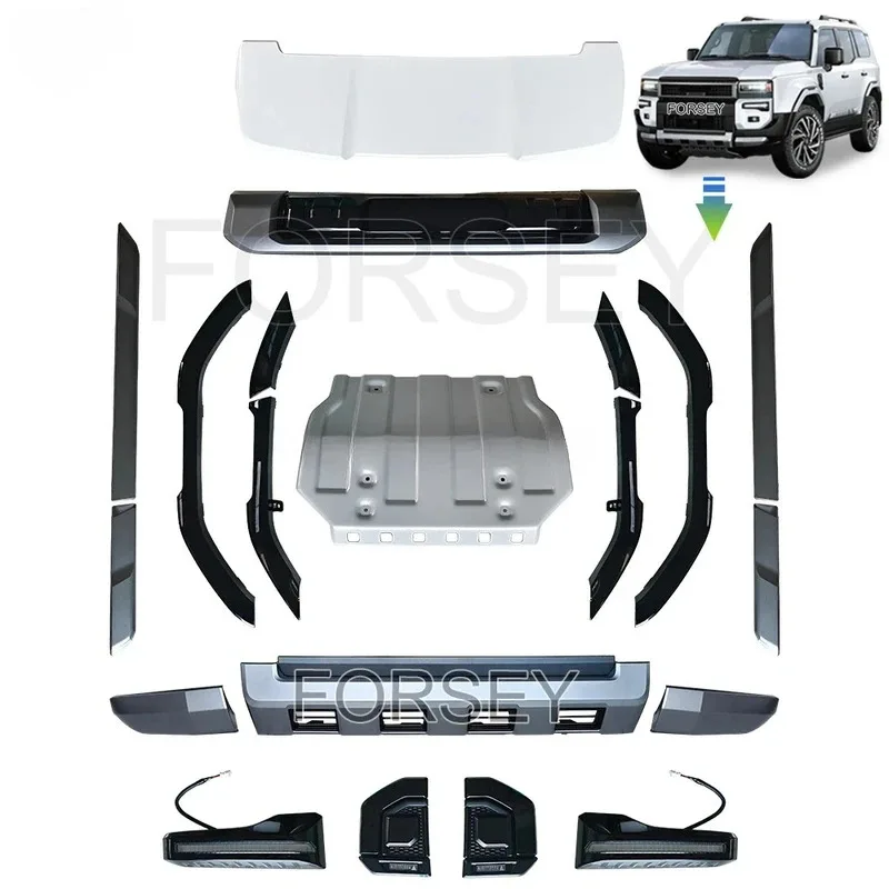 

T-oyota Land Cruiser Prado LC250 Body Kit 2024 + Upgraded Model Body Kit Plastic Fitness