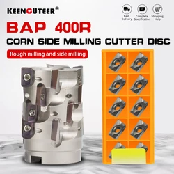 BAP 400R Corn Milling Cutter Disc Sleeve End Face CNC Milling Cutter Disc Helical Milling Cutter Bar Corn Cob Insert APMT1604