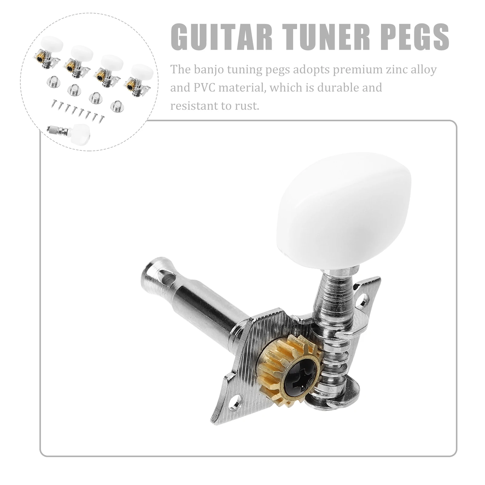 

Guitar String Alignment Keys Tuning Peg Gear The Strings Machine Head Pegs Zinc Alloy and Classic Banjo Accessories Tuner Heads