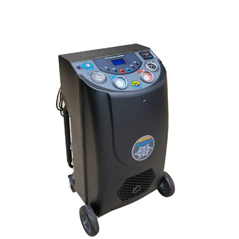 

Auto Refrigerant Recovery Machine Garage Equipment Workshop Car AC Station Dual System A/C R134a Refrigerant Recycling Machine