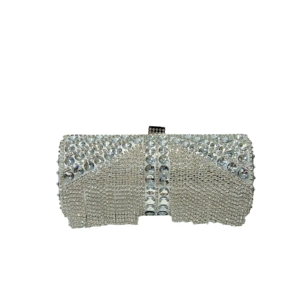 

Diamond Fringed Evening Bag Wedding Banquet Shoulder Messenger Dinner Shoulder Messenger Bag Clutch Trendy Glitter Material Tote