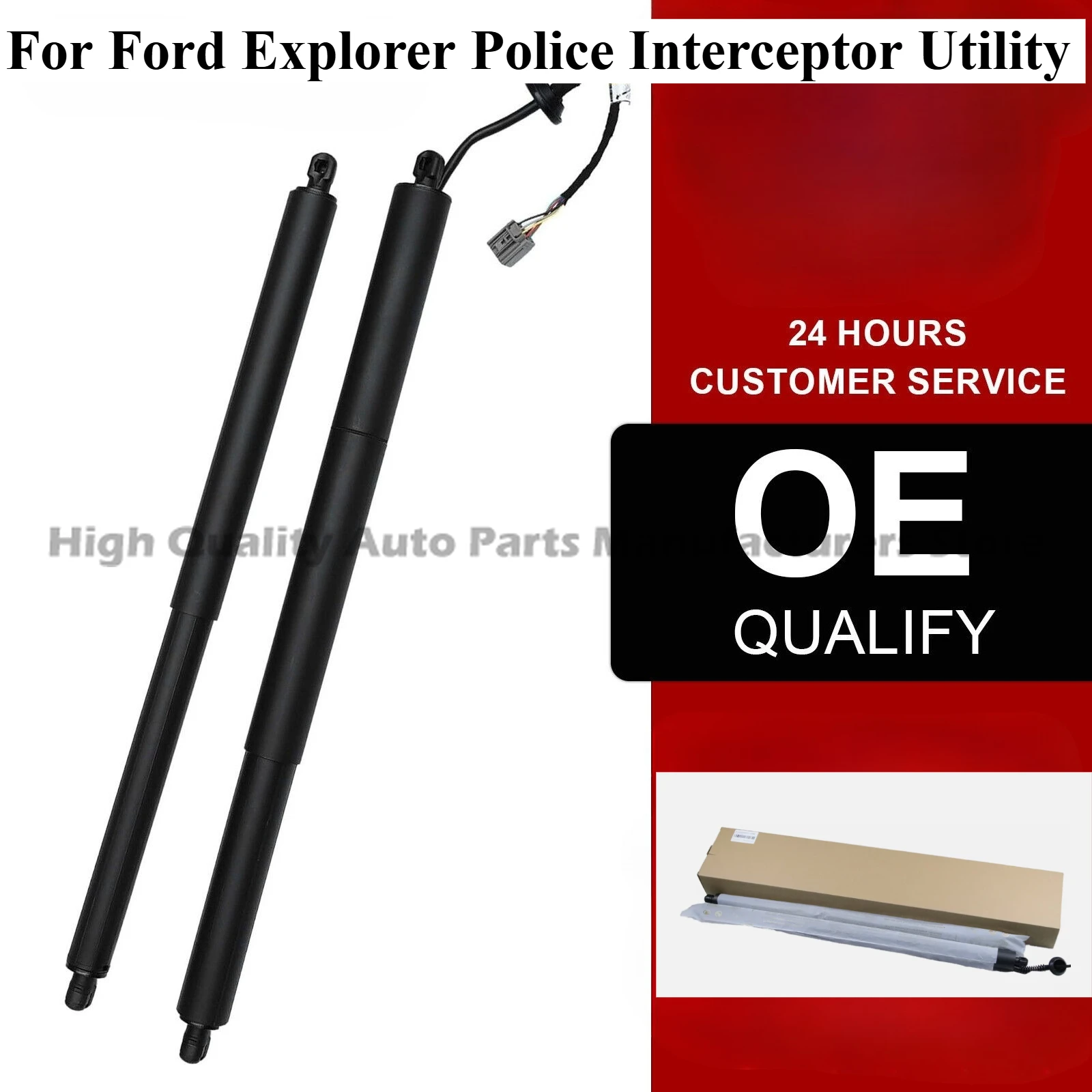 

Set Rear Tailgate Power Lift Strut For Ford Explorer Police Interceptor Utility