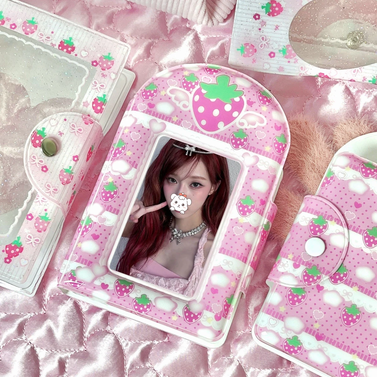 1 stuk schattig roze aardbeien - Anime Merchandise Types recensie en prijs