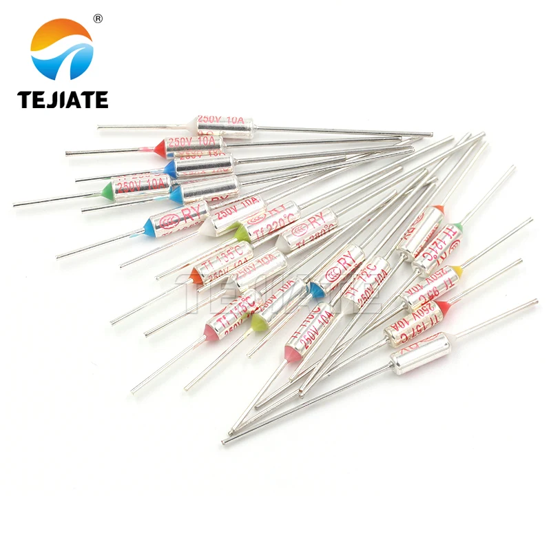 5pcs TF 열 보호 RY-142 172 185 192 도 10A 250V 밥솥 온도 퓨즈 보험
