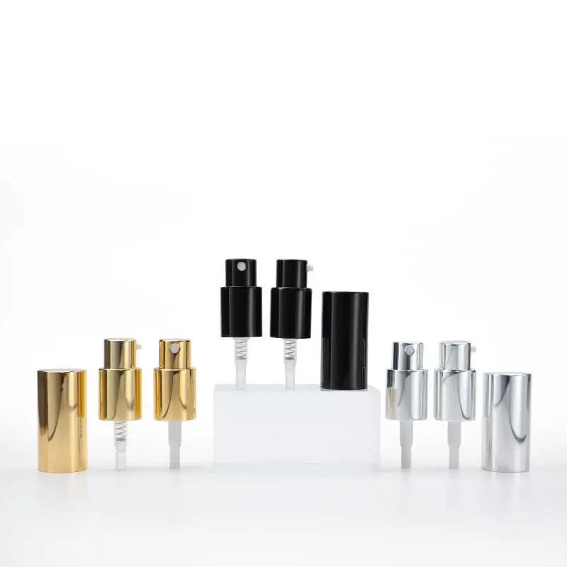 20pcs/lot 50pcs/lot High Quality Gold Cosmetic Lotion Pump for Lotion Bottle, DIY Silver Perfume Spray Nozzle Cap for Spray Bott