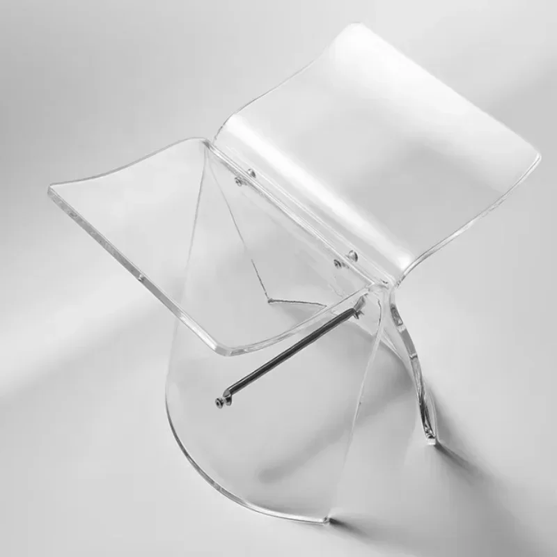 

Stylish acrylic butterfly stool with polished edges