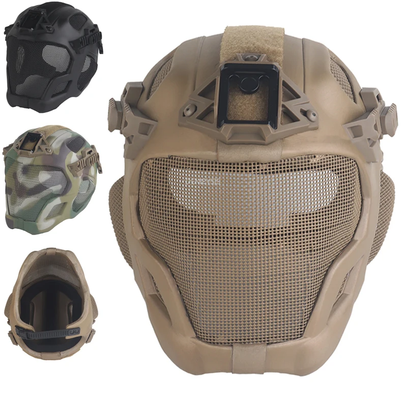 Airsoft Sports Helmets Full Protection CS Hunting Shooting Combat Tactical Helmet Outdoor Riding Helmet Head Protector