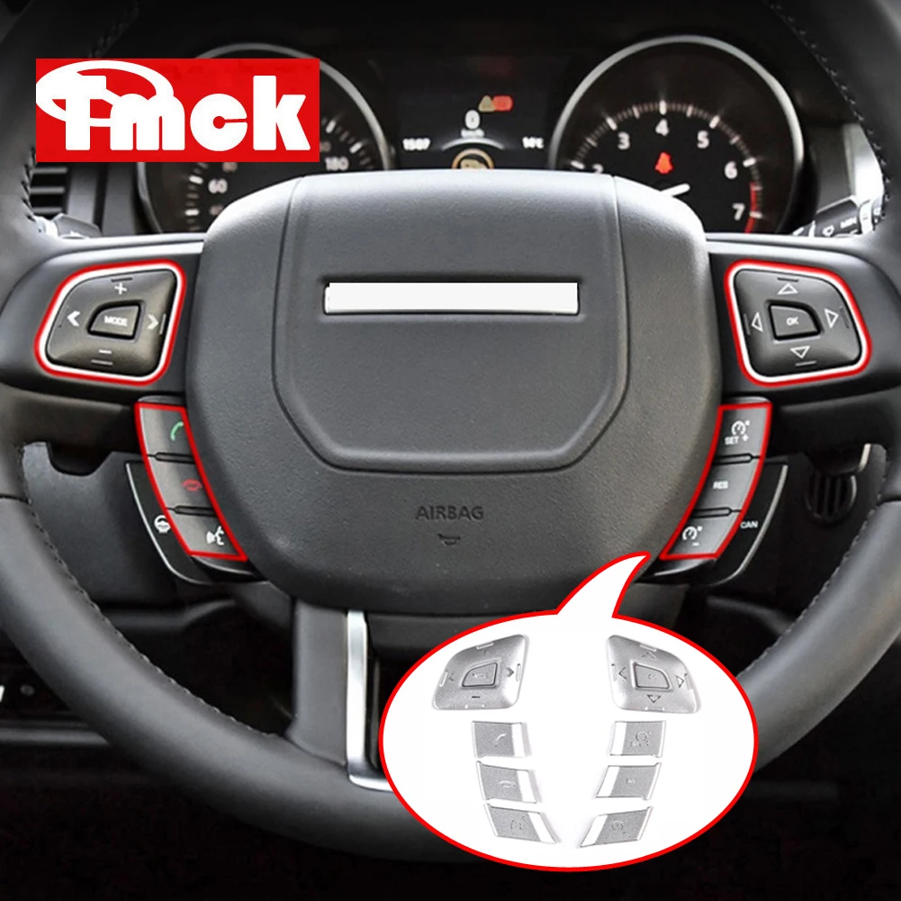 

Для Land Rover Range Rover Evoque L538 2012-2019 автомобильная кнопка на руле, накладка, наклейка для Jaguar XJ/XJL X351 2010-2019