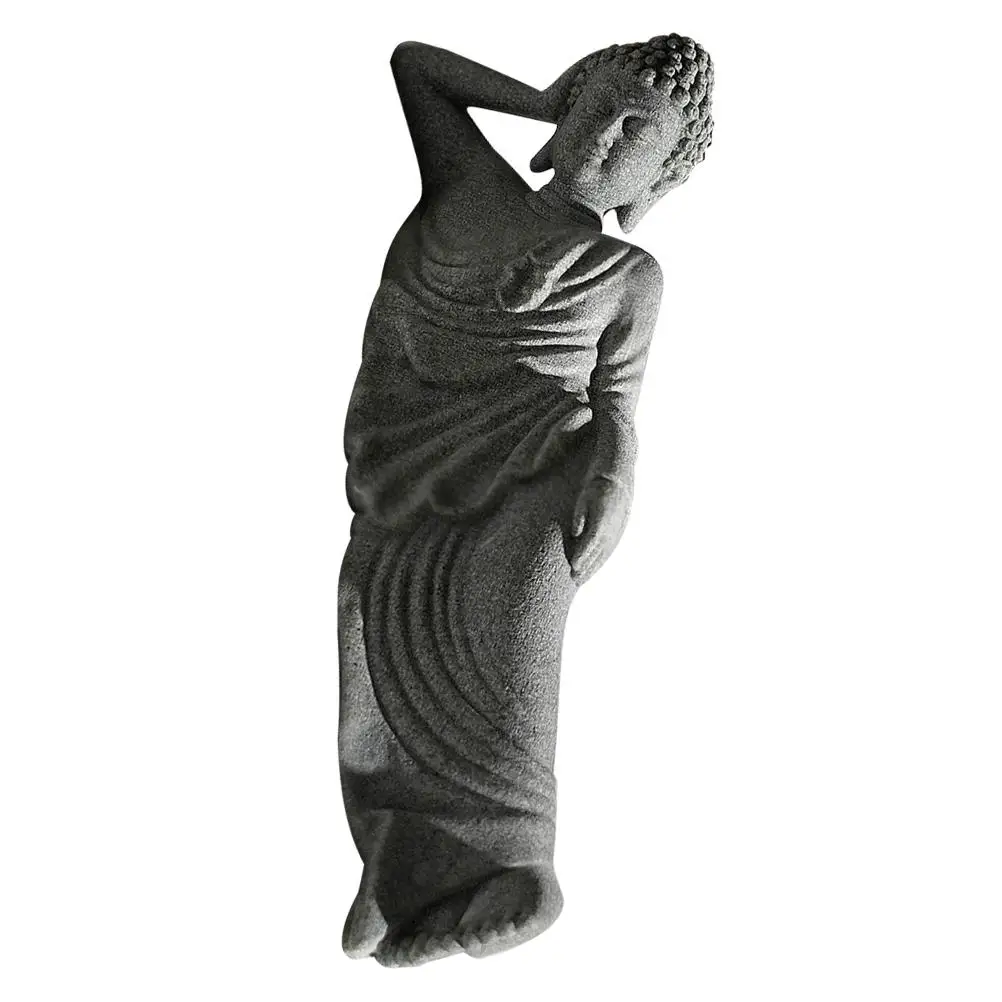 Small Sleeping Buddha Statue Chinese Style Desktop Fish Tank Decor Aquarium Landscape Mini Model Decorative Item