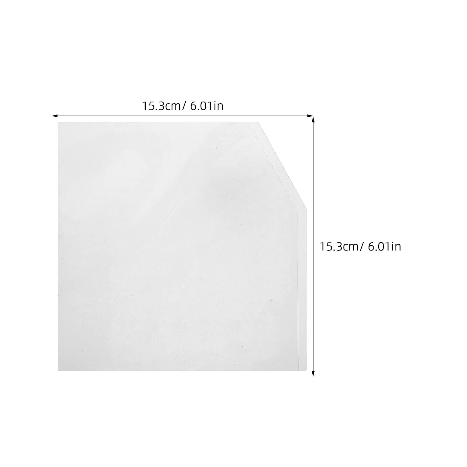 20Pcs Clear Self Adhesive Pockets for Planners Transparent Corner Sticky Bags for Notebooks Journals Scrapbooking Storage