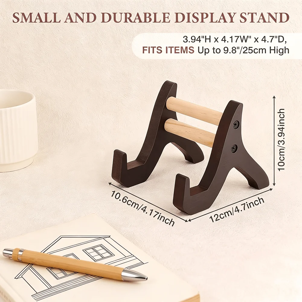 Wooden Photo Frame Display Stand, for Desktop Display of Frames, Photos, Paintings, Etc., Small Size