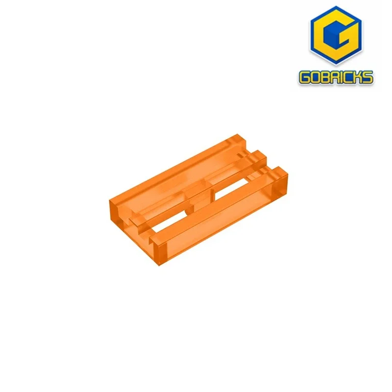 GDS-602 Radiator Grill 1X2 para crianças, compatível com Lego 2412 30244, DIY Bloco de Construção Educacional