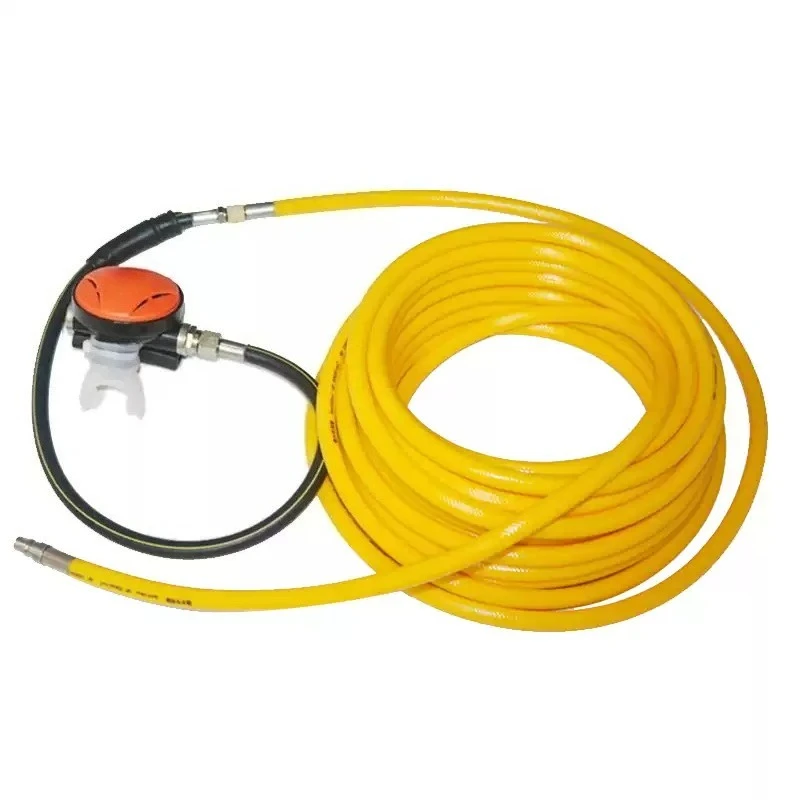 Third Lung Surface Hookah Diving System with Hose Regulator 12V 160W Oil-free Electric Diaphragm Compressor Pump
