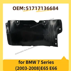 for 2003-2008 E65 E66 BMW 750i 750Li 760i 760Li Alpina B7 Sedan Car Front Right Wheel Housing Cover Trim 51717136684 Auto Parts