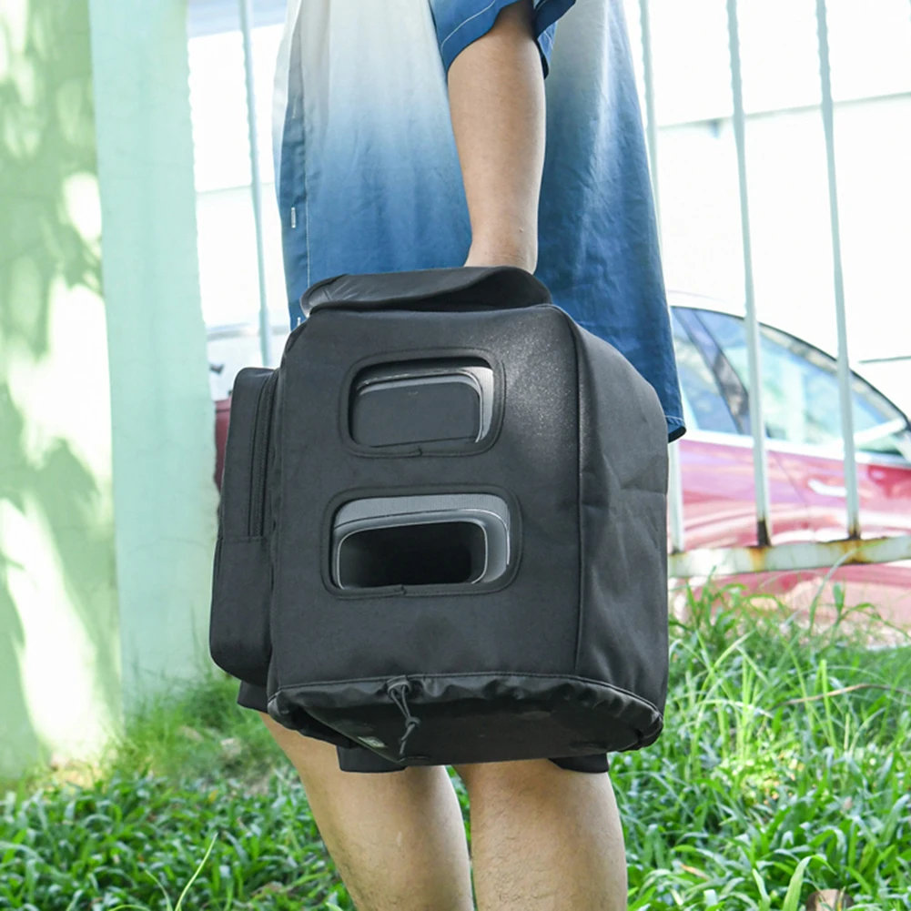 حقيبة حمل مكبر صوت مقاومة للصدمات والغبار مع مساحة تخزين ميكروفون متوافقة مع JBL PartyBox Encore Essential #2