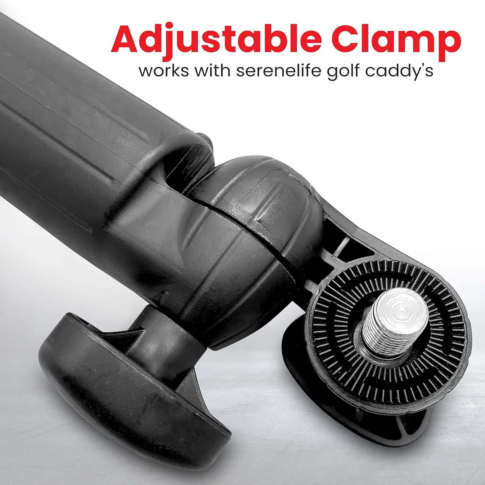 

Lightweight ABS Golf Umbrella Holder Universal Bracket for Golf Push Cart Three Wheel Trolley Cart